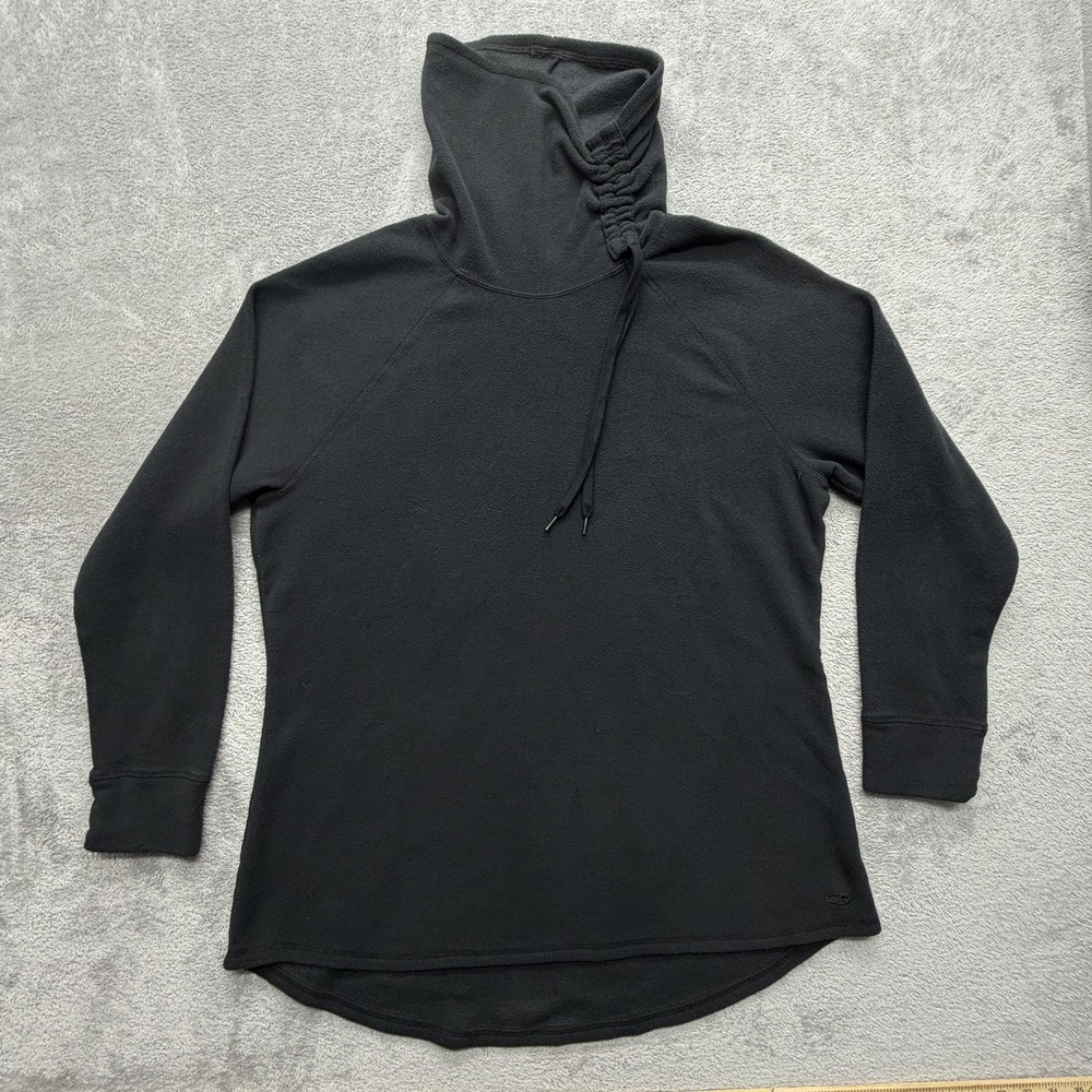 C9 By Champion Sweatshirt Womens 2XL Black Fleece Cowl Neck Tunic Pullover